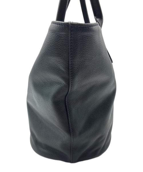 LONGCHAMP（ロンシャン）LONGCHAMP (ロンシャン) レザートートバッグ ネイビーの古着・服飾アイテム