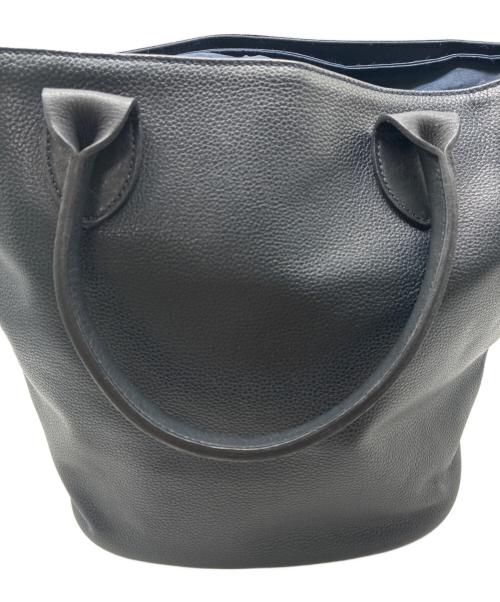 LONGCHAMP（ロンシャン）LONGCHAMP (ロンシャン) レザートートバッグ ネイビーの古着・服飾アイテム