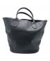 LONGCHAMP (ロンシャン) レザートートバッグ ネイビー：5000円