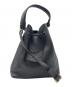 FURLA (フルラ) STACY POST SMALL BUCKET BAG ブラック×ホワイト：10000円