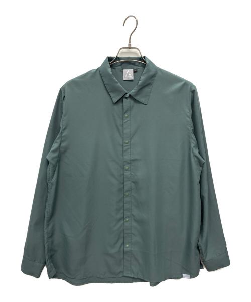 ROGER EGGER（ロジャーエーガー）ROGER EGGER (ロジャーエーガー) ULハイクシャツL/S ブルー サイズ:Lの古着・服飾アイテム