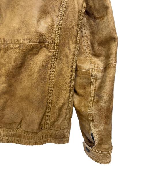 GAS（ガス）GAS (ガス) ゴートレザージャケット ブラウン サイズ:Mの古着・服飾アイテム
