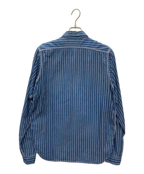 Joe McCOY（ジョーマッコイ）Joe McCOY (ジョーマッコイ) 641X ウォバッシュL/Sワークシャツ ブルー サイズ:17の古着・服飾アイテム
