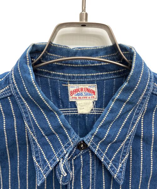 Joe McCOY（ジョーマッコイ）Joe McCOY (ジョーマッコイ) 641X ウォバッシュL/Sワークシャツ ブルー サイズ:17の古着・服飾アイテム