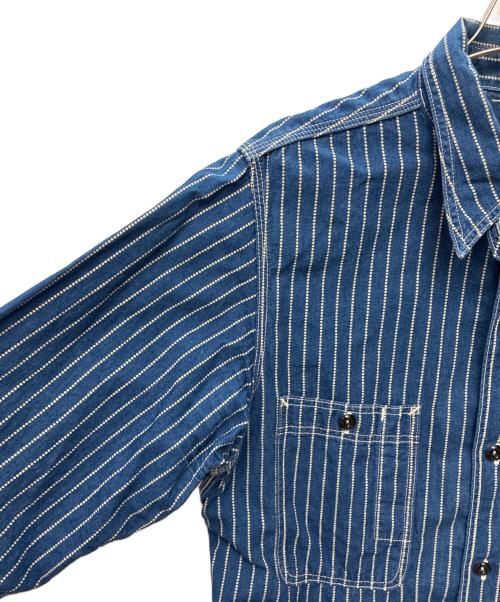Joe McCOY（ジョーマッコイ）Joe McCOY (ジョーマッコイ) 641X ウォバッシュL/Sワークシャツ ブルー サイズ:17の古着・服飾アイテム