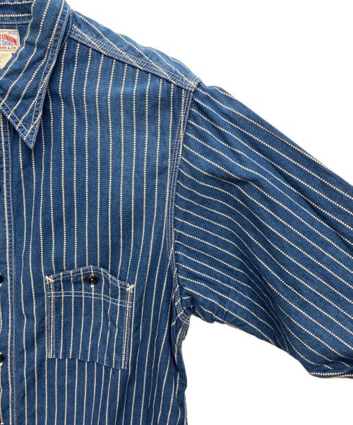 Joe McCOY（ジョーマッコイ）Joe McCOY (ジョーマッコイ) 641X ウォバッシュL/Sワークシャツ ブルー サイズ:17の古着・服飾アイテム