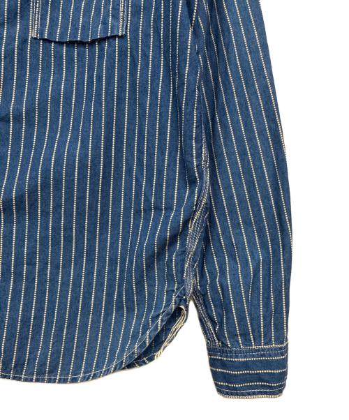 Joe McCOY（ジョーマッコイ）Joe McCOY (ジョーマッコイ) 641X ウォバッシュL/Sワークシャツ ブルー サイズ:17の古着・服飾アイテム