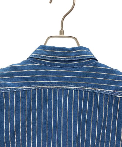 Joe McCOY（ジョーマッコイ）Joe McCOY (ジョーマッコイ) 641X ウォバッシュL/Sワークシャツ ブルー サイズ:17の古着・服飾アイテム