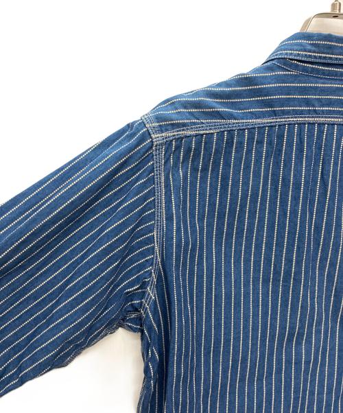 Joe McCOY（ジョーマッコイ）Joe McCOY (ジョーマッコイ) 641X ウォバッシュL/Sワークシャツ ブルー サイズ:17の古着・服飾アイテム