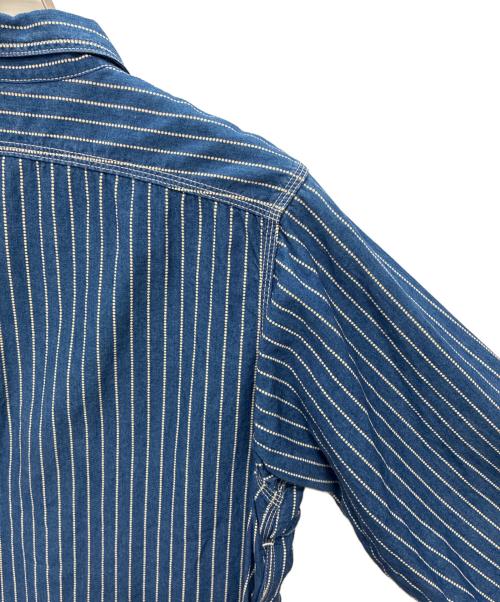 Joe McCOY（ジョーマッコイ）Joe McCOY (ジョーマッコイ) 641X ウォバッシュL/Sワークシャツ ブルー サイズ:17の古着・服飾アイテム