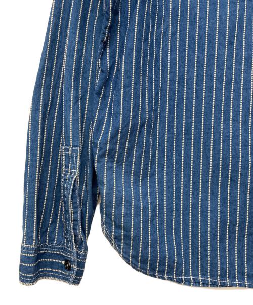 Joe McCOY（ジョーマッコイ）Joe McCOY (ジョーマッコイ) 641X ウォバッシュL/Sワークシャツ ブルー サイズ:17の古着・服飾アイテム