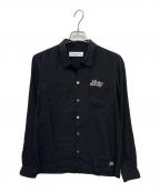 RUDE GALLERYルードギャラリー）の古着「15AW Who the Fuck is Rg Shirt」｜ブラック