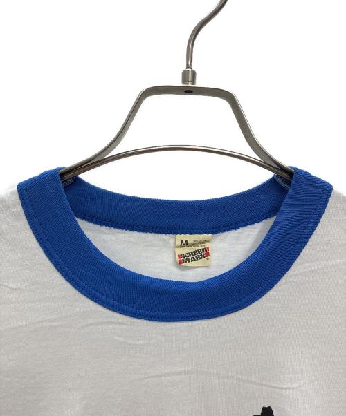SCREEN STARS（スクリーンズスターズ）SCREEN STARS (スクリーンズスターズ) 1988 Michael Jackson PEPSI / USA製 リンガーTシャツ ホワイト×ブルー サイズ:Mの古着・服飾アイテム