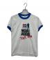 SCREEN STARS（スクリーンズスターズ）の古着「1988 Michael Jackson PEPSI / USA製 リンガーTシャツ」｜ホワイト×ブルー