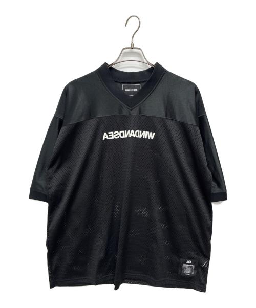 WIND AND SEA（ウィンダンシー）WIND AND SEA (ウィンダンシー) A32 Football Jersey ブラック サイズ:Lの古着・服飾アイテム