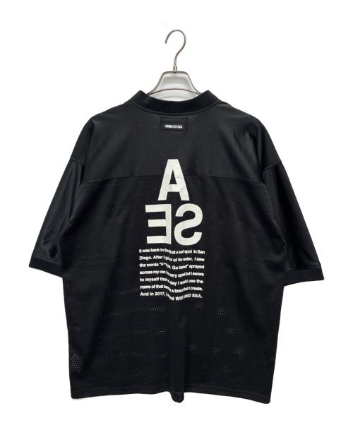 WIND AND SEA（ウィンダンシー）WIND AND SEA (ウィンダンシー) A32 Football Jersey ブラック サイズ:Lの古着・服飾アイテム