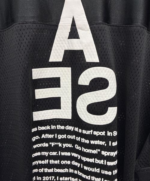 WIND AND SEA（ウィンダンシー）WIND AND SEA (ウィンダンシー) A32 Football Jersey ブラック サイズ:Lの古着・服飾アイテム