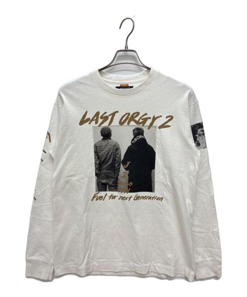 UNDERCOVER（アンダーカバー）UNDERCOVER (アンダーカバー) HUMAN MADE (ヒューマンメイド) LAST ORGY 2 L/S T-SHIRT ホワイト サイズ:Mの古着・服飾アイテム
