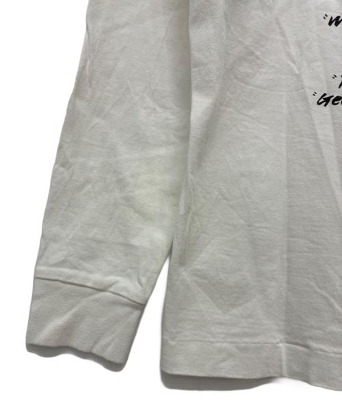 UNDERCOVER（アンダーカバー）UNDERCOVER (アンダーカバー) HUMAN MADE (ヒューマンメイド) LAST ORGY 2 L/S T-SHIRT ホワイト サイズ:Mの古着・服飾アイテム
