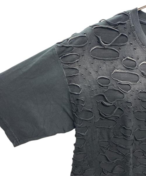 DIESEL（ディーゼル）DIESEL (ディーゼル) T-BOXT-R29 デストロイ加工 半袖Tシャツ ブラック サイズ:Sの古着・服飾アイテム