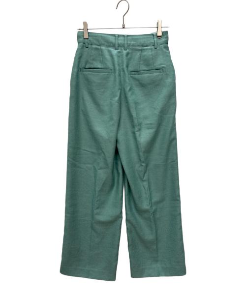 green label relaxing（グリーンレーベルリラクシング）green label relaxing (グリーンレーベルリラクシング) リネンライク パンツ シンウォッシャブル・ストレッチ ミント サイズ:38の古着・服飾アイテム