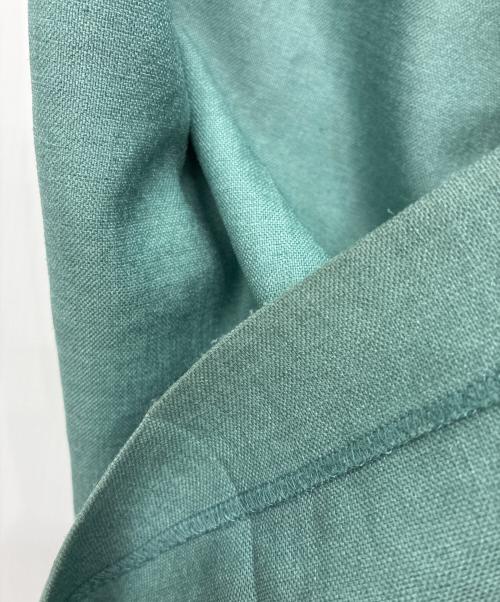 green label relaxing（グリーンレーベルリラクシング）green label relaxing (グリーンレーベルリラクシング) リネンライク パンツ シンウォッシャブル・ストレッチ ミント サイズ:38の古着・服飾アイテム