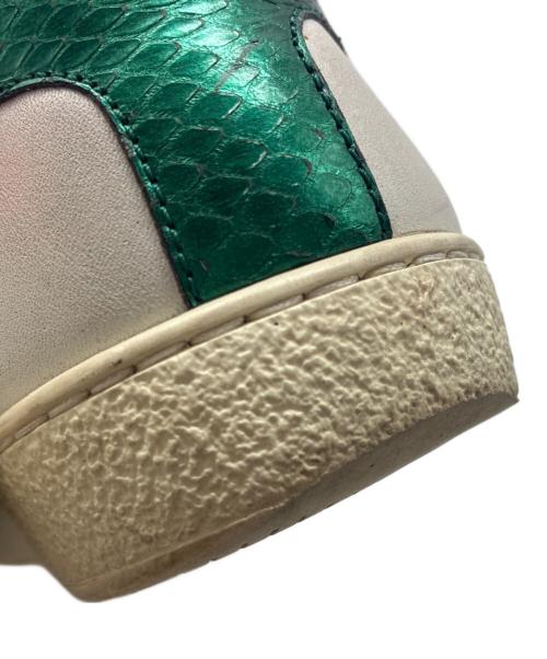 GUCCI（グッチ）GUCCI (グッチ) 〔エース〕エンブロイダリー付き ウィメンズ スニーカー ホワイト サイズ:SIZE 36 1/2の古着・服飾アイテム