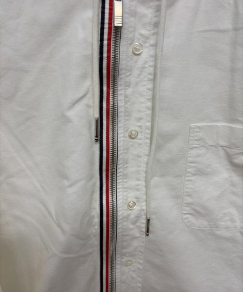 Thom Browne（トムブラウン）Thom Browne (トムブラウン) ジップパーカー/Oxford Hooded ホワイトの古着・服飾アイテム