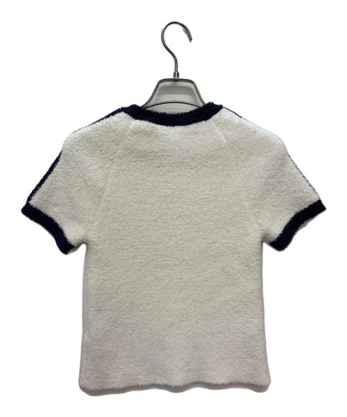 adidas（アディダス）adidas (アディダス) カットソー＆パンツセットアップ ホワイト×ブルー サイズ:Lの古着・服飾アイテム