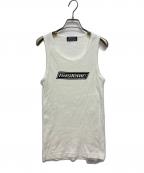 Hysteric Glamourヒステリックグラマー）の古着「HYSTERIC BOX LOGO タンクトップ」｜ホワイト