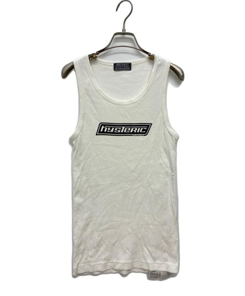 Hysteric Glamour（ヒステリックグラマー）Hysteric Glamour (ヒステリックグラマー) HYSTERIC BOX LOGO タンクトップ ホワイト サイズ:FREEの古着・服飾アイテム