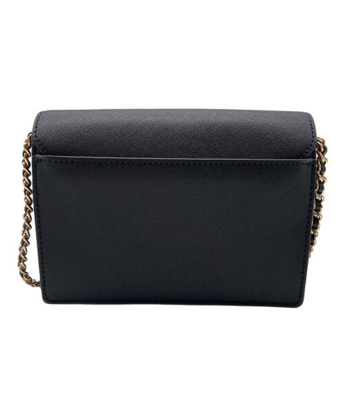 TORY BURCH（トリーバーチ）TORY BURCH (トリーバーチ) フラップクロスボディ ショルダーバッグ ブラックの古着・服飾アイテム