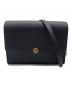 TORY BURCH（トリーバーチ）の古着「フラップクロスボディ ショルダーバッグ」｜ブラック