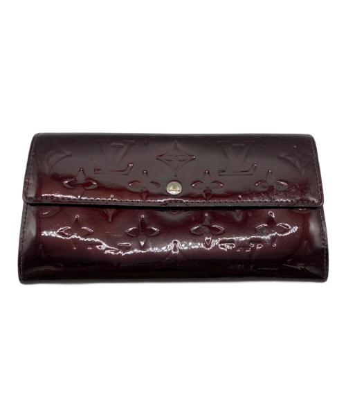 LOUIS VUITTON（ルイ ヴィトン）LOUIS VUITTON (ルイ ヴィトン) ヴェルニ ポルトフォイユ・サラ 長財布 ヴィオレットの古着・服飾アイテム