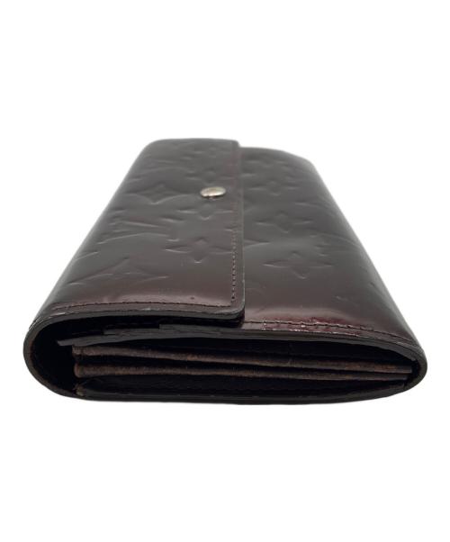 LOUIS VUITTON（ルイ ヴィトン）LOUIS VUITTON (ルイ ヴィトン) ヴェルニ ポルトフォイユ・サラ 長財布 ヴィオレットの古着・服飾アイテム