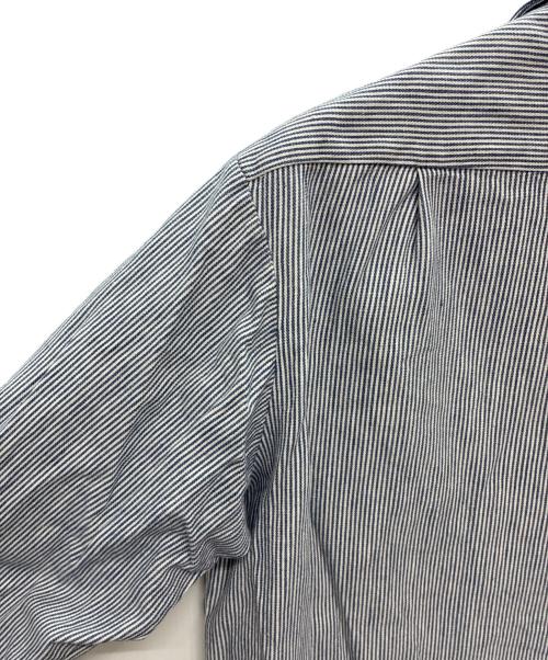 LEE（リー）LEE (リー) 60-70s ヒッコリーワークシャツ ブルー×ホワイト サイズ:15-15 1/2 LONGの古着・服飾アイテム