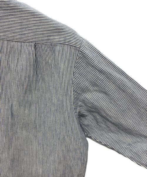 LEE（リー）LEE (リー) 60-70s ヒッコリーワークシャツ ブルー×ホワイト サイズ:15-15 1/2 LONGの古着・服飾アイテム