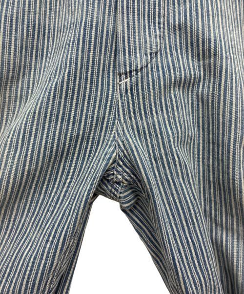 RRL（ダブルアールエル）RRL (ダブルアールエル) インディゴ ストライプド ツイル オーバーオール インディゴ×ホワイト サイズ:XXLの古着・服飾アイテム