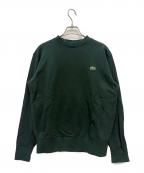 LACOSTEラコステ）の古着「プレミアムスウェットクルーネック」｜グリーン