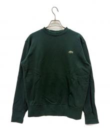 LACOSTE（ラコステ）の古着「プレミアムスウェットクルーネック」｜グリーン