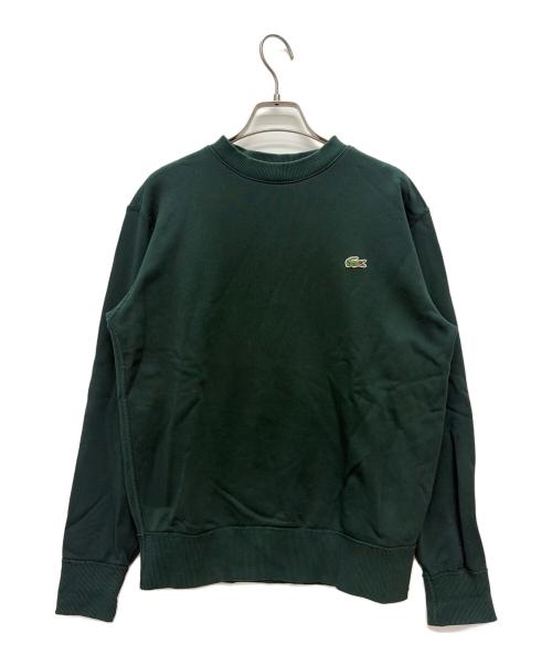 LACOSTE（ラコステ）LACOSTE (ラコステ) プレミアムスウェットクルーネック グリーン サイズ:XSの古着・服飾アイテム