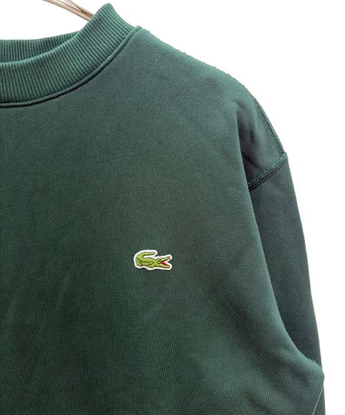 LACOSTE（ラコステ）LACOSTE (ラコステ) プレミアムスウェットクルーネック グリーン サイズ:XSの古着・服飾アイテム