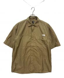 THE NORTH FACE（ザ ノース フェイス）の古着「S/S Nuptse Shirt ショートスリーブヌプシシャツ」｜ブラウン
