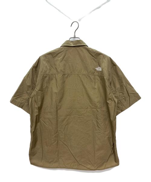 THE NORTH FACE（ザ ノース フェイス）THE NORTH FACE (ザ ノース フェイス) S/S Nuptse Shirt ショートスリーブヌプシシャツ ブラウン サイズ:XLの古着・服飾アイテム