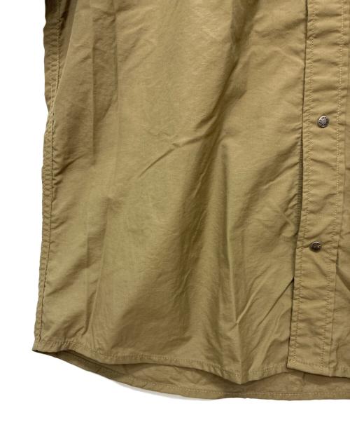 THE NORTH FACE（ザ ノース フェイス）THE NORTH FACE (ザ ノース フェイス) S/S Nuptse Shirt ショートスリーブヌプシシャツ ブラウン サイズ:XLの古着・服飾アイテム