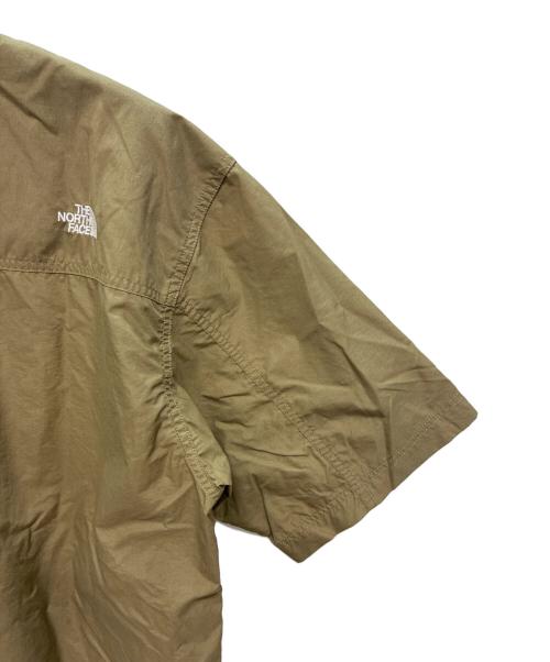 THE NORTH FACE（ザ ノース フェイス）THE NORTH FACE (ザ ノース フェイス) S/S Nuptse Shirt ショートスリーブヌプシシャツ ブラウン サイズ:XLの古着・服飾アイテム