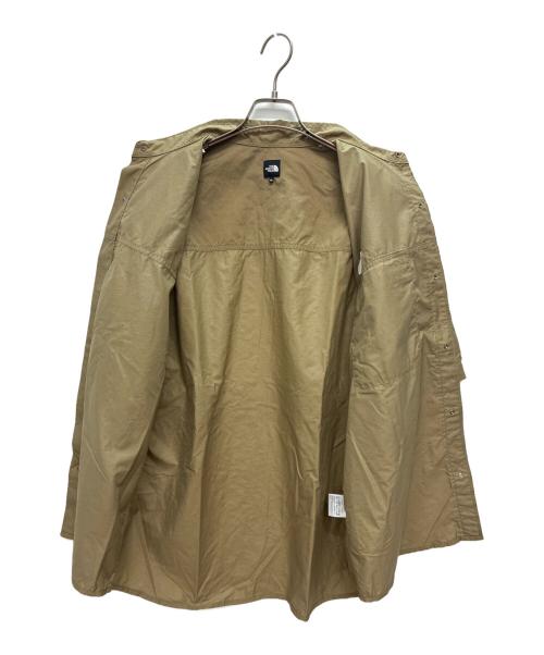 THE NORTH FACE（ザ ノース フェイス）THE NORTH FACE (ザ ノース フェイス) S/S Nuptse Shirt ショートスリーブヌプシシャツ ブラウン サイズ:XLの古着・服飾アイテム