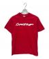 Supreme（シュプリーム）の古着「Futura Logo Tee 半袖Tシャツ」｜レッド×ホワイト