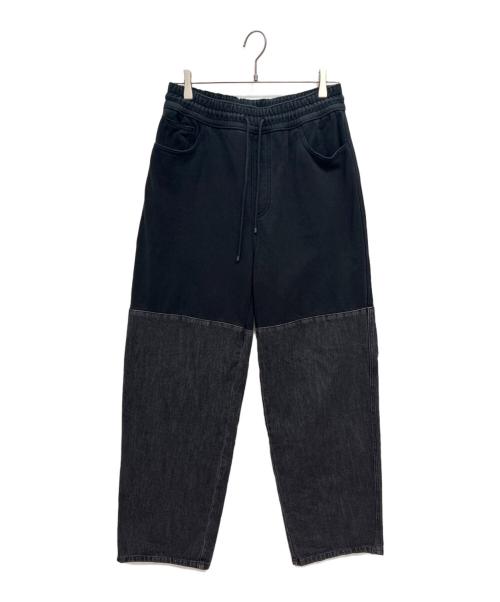 AMOMENTO（アモーメント）AMOMENTO (アモーメント) Adam et Rope (アダム エ ロペ) 別注 DRAWSTRING DENIM PANTS ブラック サイズ:Mの古着・服飾アイテム