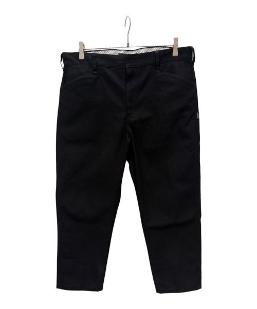 NEIGHBORHOOD（ネイバーフッド）NEIGHBORHOOD (ネイバーフッド) ツイルテーパードパンツ ブラック サイズ:Lの古着・服飾アイテム